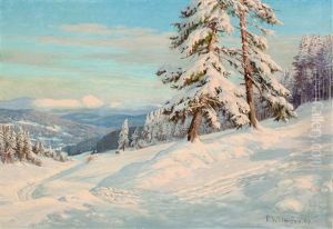 Widok Na Sniezke by Paul Weimann