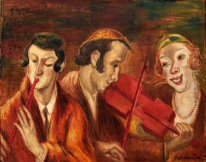 Les Musiciens by Abraham Weinbaum