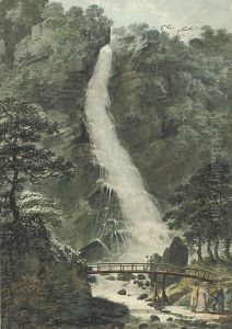 The Falls At Powerscourt by William Brocas