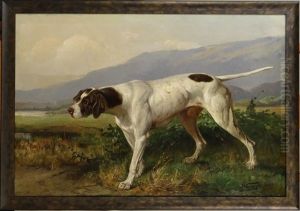 Chien De Chasse A L'arret by Anton Weinberger