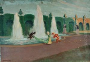 Schlossgartenszene - Parodie Auf Das Hofische Leben