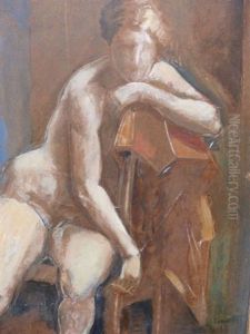 Nue A La Chaise