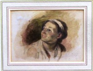 Head Of A Girl by William Brocas
