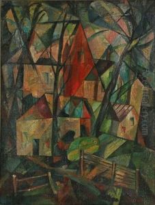 Cubism Landscape by Agnes Weinrich