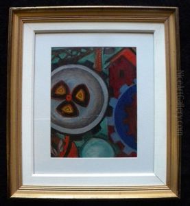 Untitled Abstract Townscape by Agnes Weinrich