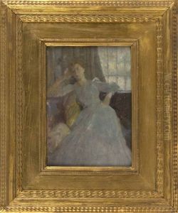 Woman In White by Julian Alden Weir