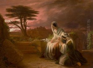 The Two Marys At The Sepulcher by Robert Walter Weir