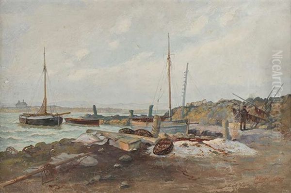 Mending Nets, Groomsport - view 1