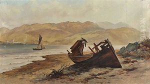 Beached Boat by William Docherty Weir