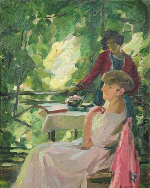 Frauen In Gartenlaube - view 1