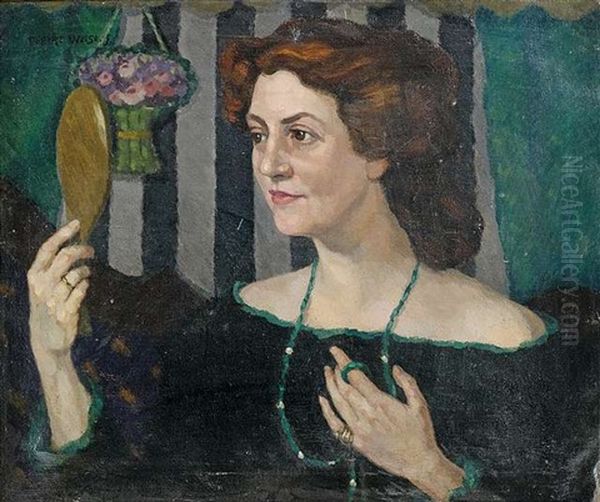 Dame Mit Spiegel - view 1