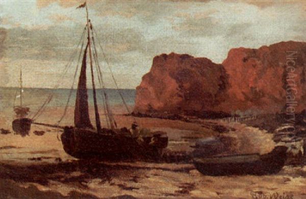 Boats On A Beach - view 1