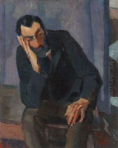 Bartiger Mann by Albert Weisgerber