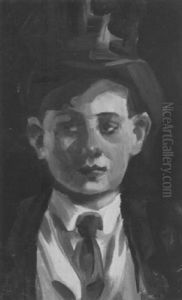 Portrait Eines Jungen Mannes by Albert Weisgerber
