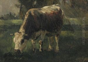 Grasende Kuh by Victor Weishaupt
