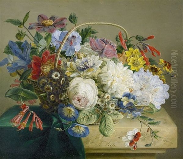 Stillleben Mit Blumenkorb - view 1