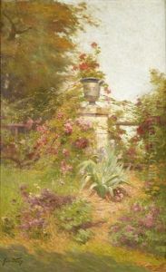 Le Jardin Fleuri by Emile Georges (Geo) Weiss