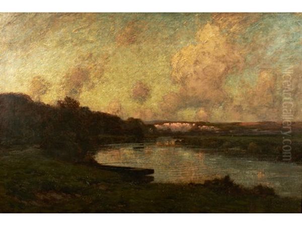 River Landscape At Amberley, Near Arundel - view 1