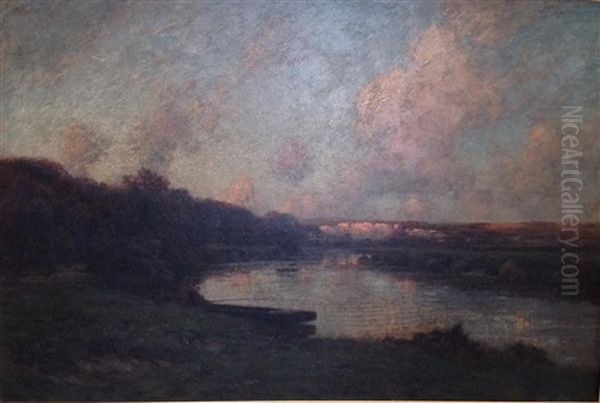 Twilight On The River Arun - view 1