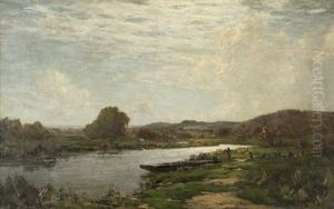 The Arun, A Sussex Landscape, West Sussex River Landscape by Jose Weiss