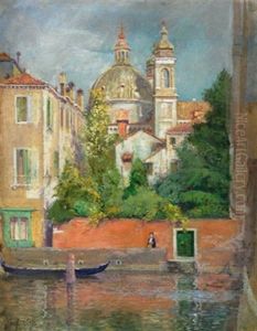 Ein Kanal In Venedig by Karl Weiss