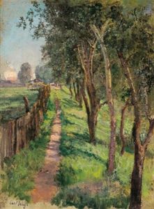 Dorfweg by Karl Weiss