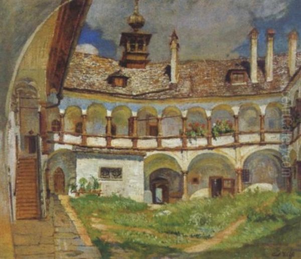 Ein Innenhof (wachau?) - view 1