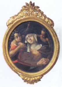 Die Verzuckung Der Hl. Theresia Von Avila by Nikolaus Weiss
