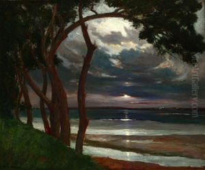 Carmel Beach At Sunset by Samuel A. Weiss