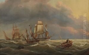 Auf Hoher See by Johann Baptist Weiss