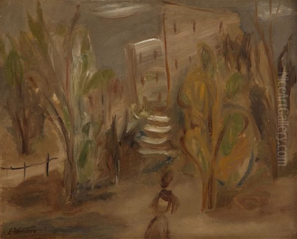 Girl In Garden - view 1