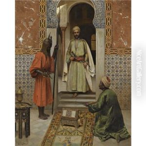 The Arms Merchant Presenting His Wares by Rudolf Weisse