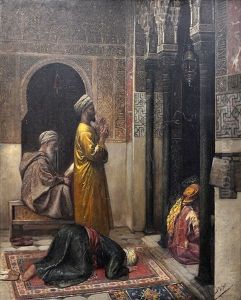 A Moment Of Prayer by Rudolf Johann Weisse