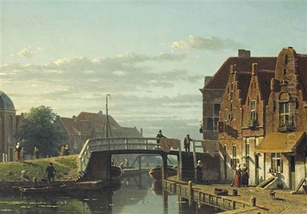 Leydshendam (a View Of The Delftsekade, Leidschendam) - view 1