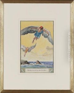 Up They Rose, The Boy After His Father by Charles Edmund Brock