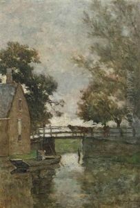 The Bridge by Jan Hendrik Weissenbruch