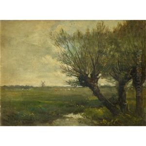 The Three Willows by Jan Hendrik Weissenbruch