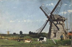The Mill by Jan Hendrik Weissenbruch