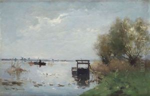 Pecheur Au Marais