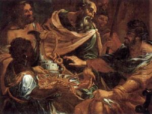 Curius Dentatus Weist Die Geschenke Der Samniten Zuruck by Hans Adam Weissenkirchner