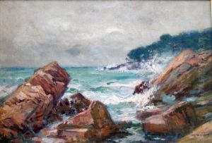 Bord De Mer by Charles Louis Auguste Weisser