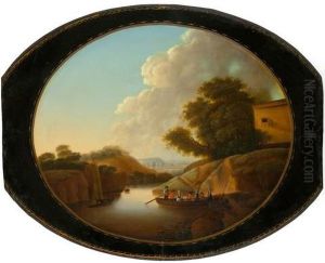 Idyll On The Banks Of A River by Friedrich Georg Weitsch