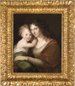 Portrat Einer Mutter Mit Ihrem Kind by Friedrich Georg Weitsch