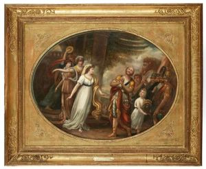 Jephtha Begegnet Seiner Tochter by Friedrich Georg Weitsch