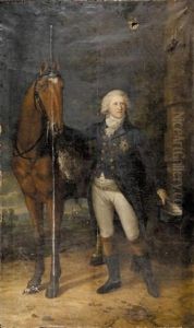 Portrait Of Carl Georg August Hereditary Prince Of Brunswick by Friedrich Georg Weitsch