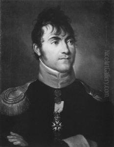 Bildnis Des Franzosischen Offiziers Jean-baptiste Mignot, Ritter Des Ordens Der Ehrenlegion by Friedrich Georg Weitsch