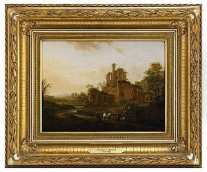 Landskap Med Ruin by Johann Friedrich Weitsch