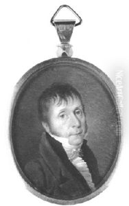 Bildnis Eines Alteren Herren Mit In Die Stirn Frisiertem Haar by Johann Matthias Weixelbaum