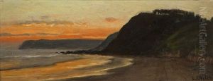 Beach At Summerland by Ludmilla Pilat Welch