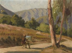 Artist En Plein Air by Ludmilla Pilat Welch